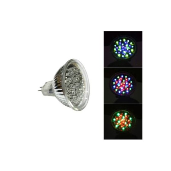 Λάμπα Led PAR16 32 Led 2W 42V 30° Μπλέ - adeleq