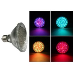 Λάμπα Led PAR30 E27 81LED 2W 230V 70° RGB - Adeleq