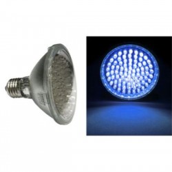 Λάμπα Led PAR30 E27 80LED 3.6W 230V 30° Μπλέ - Adeleq