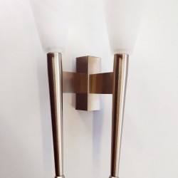 Φωτιστικό απλίκα επίτοιχη Νίκελ μάτ 2Χ40W / G9 - 1403/2 - ΕΥΡΩ ΦΩΤ