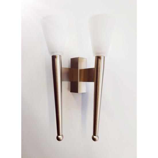 Wall lamp 2Χ40W / G9 Nikel mat - 1403/2 - ΕΥΡΩ ΦΩΤ