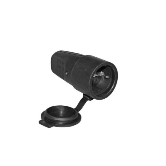 Φίς σούκο θηλυκό μάυρο καουτσούκ με καπάκι - adeleq