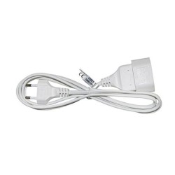 Cable extension 1,5m white (oval shape 2x0.75mm²) - Adeleq