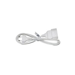Cable extension 1,5m white (oval shape 2x0.75mm²) - Adeleq
