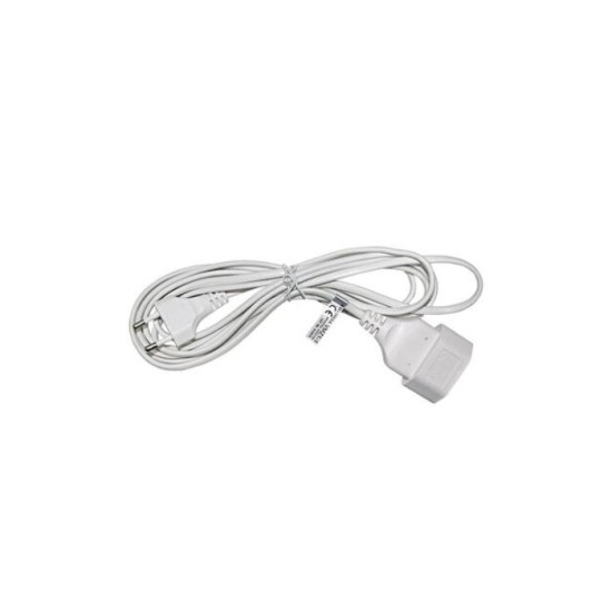 Cable extension 1,5m white (oval shape 2x0.75mm²) - Adeleq