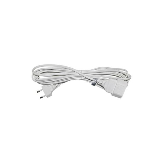Cable extension 1,5m white (oval shape 2x0.75mm²) - Adeleq