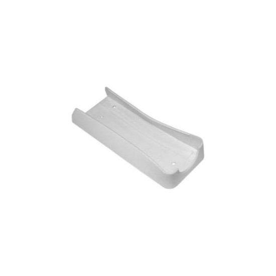 Βάση τοίχου πλαστική λευκή για πολύπριζο 3 θέσεων (15Cm) - Lumen 