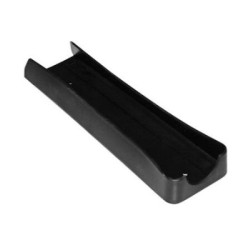 Βάση τοίχου πλαστική μάυρη για πολύπριζο 4 & 5 θέσεων (22Cm) - Lumen 