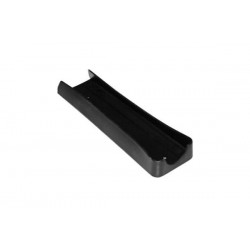 Βάση τοίχου πλαστική μάυρη για πολύπριζο 4 & 5 θέσεων (22Cm) - Lumen 