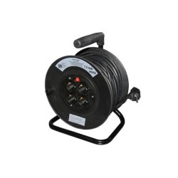 Cable reel open with 4schuko 3x1.5mm² 25m - Adeleq