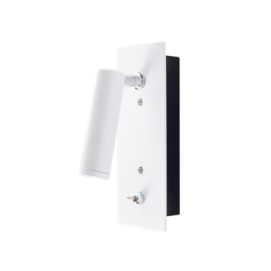 Φωτιστικό χωνευτό LED 3W 4000K 210Lm Μέταλλο / Λευκό +  Χρώμιο 17,5X7.5CM INYOKA - acadecor 