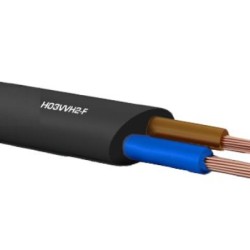 Καλώδιο οβάλ γκρί 2x0,50  