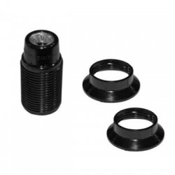 Ντουί Βακελίτου Ε14 M10 με 2 Ροδέλες μάυρο - adeleq