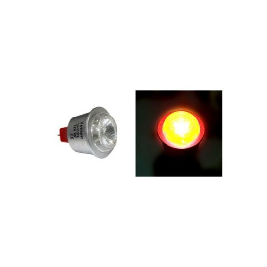 Λάμπα Led Ισχύος MR11 1W 12VAC/DC 30° Μπλέ - adeleq