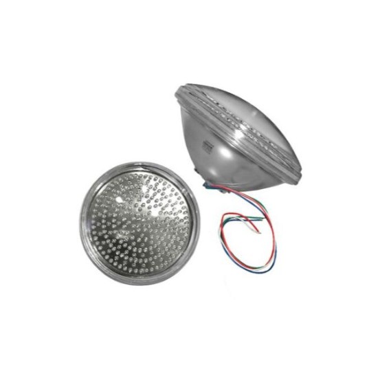 LED Λάμπα πισίνας PAR56 RGB 240LED 18W 12VDC 4Καλώδια - adeleq