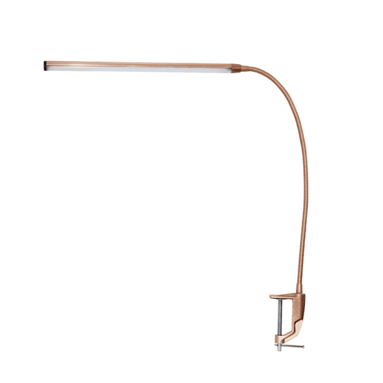 Φωτιστικό γραφείου LED 5W 4000k 350Lm Dimmable Μέταλλο + Πλαστικό + PVC μάυρο καλωδιο / Λευκό DELGADO - acadecor  