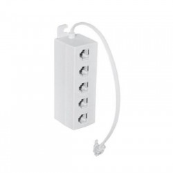 Πολυφίς αντάπτορ Αμερικής 1 αρσενικό σε 5 θηλυκά 6P4C