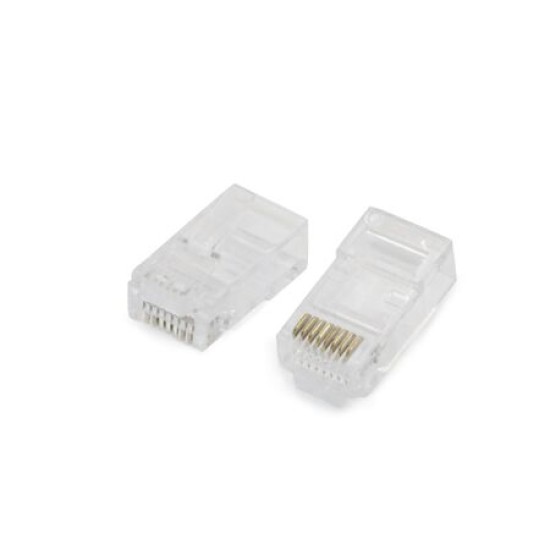 Φίς αρσενικά Data RJ45 UTP CAT6 8P8C Ανοιχτού Τύπου - adeleq