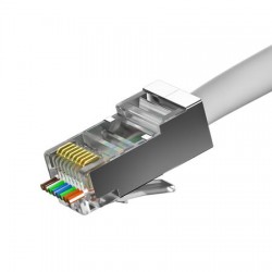 Φίς αρσενικά Data RJ45 FTP CAT5 8P8C Ανοιχτού Τύπου - adeleq