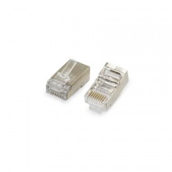 Φίς αρσενικά Data RJ45 FTP CAT6 8P8C Ανοιχτού Τύπου - adeleq