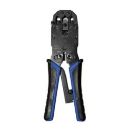 Πρέσα Τριπλή Με Καστάνια Μεταλλική Τηλεφώνου & Computer 4P4C,6P6C,8P8C  - adeleq