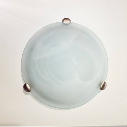 Φωτιστικό απλίκα επίτοιχη - D250 - 1x40W / E27 - Ασημί - Γυαλί οινοπνευματί