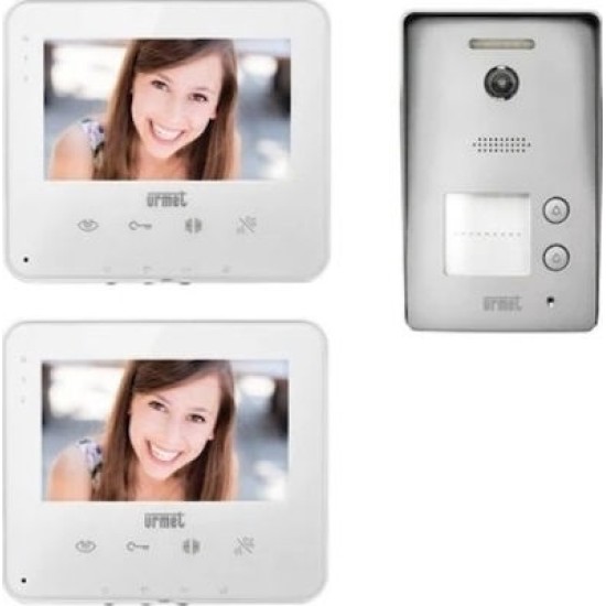 Κίτ Θυροτηλεόρασης ανοικτής ακρόασης  για διπλοκατοικία 5'' Wide - 1734/502 Urmet