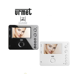 Ψηφιακό σύστημα θυροτηλεόρασης 2Voice ανοικτής ακρόασης MIRO 1750/6  2αγωγών με πίνακα εισόδου Sinthesi S2 - Urmet