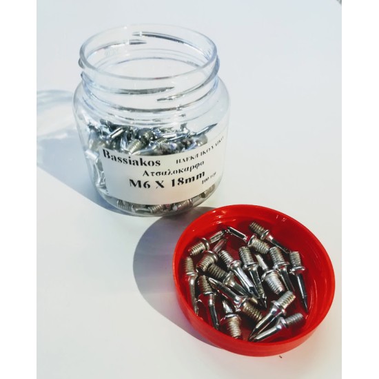 Καρφί γερμανικό (ROBOT) M6 x 18mm (βαζάκι) 