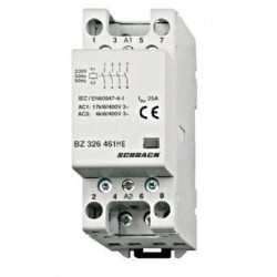 Ρελέ ισχύος ράγας 2 Στοιχείων - 3NO/1NC - 25A  230V AC - BZ326463ME - Schrack