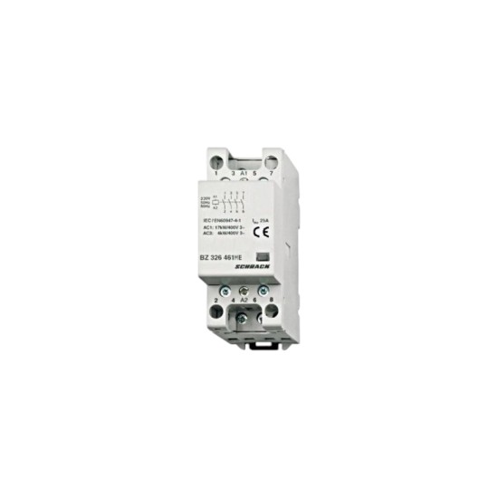 Ρελέ ισχύος ράγας 2 Στοιχείων - 4NO - 25A  24V AC - BZ326460ME  - Schrack
