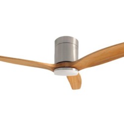 Ceilling fan luxury type 40W KASAMA Nickel / Wood Φ132 / 52 - NIAROS