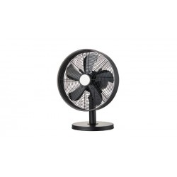 Ανεμιστήρας επιτραπέζιος μεταλλικός Retro Slim Drum Type Φ30 / 40W Μάυρο  - BRAND 