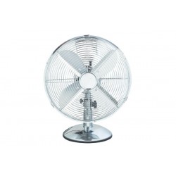 Ανεμιστήρας επιτραπέζιος μεταλλικός Φ30 / 40W Χρωμίου  - BRAND 
