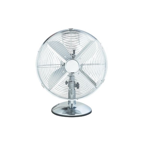 Ανεμιστήρας επιτραπέζιος μεταλλικός Φ30 / 40W Χρωμίου  - BRAND 
