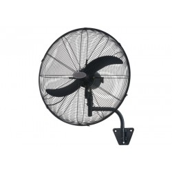 Ανεμιστήρας επίτοιχος Μάυρος επαγγελματικού τύπου με Τηλεχειριστήριο Φ50 / 110W - BRAND 