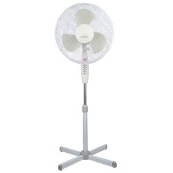 Ανεμιστήρας ορθοστάτου Φ40 λευκός με ενδεικτικό φώς λειτουργίας / 60W - BRAND 
