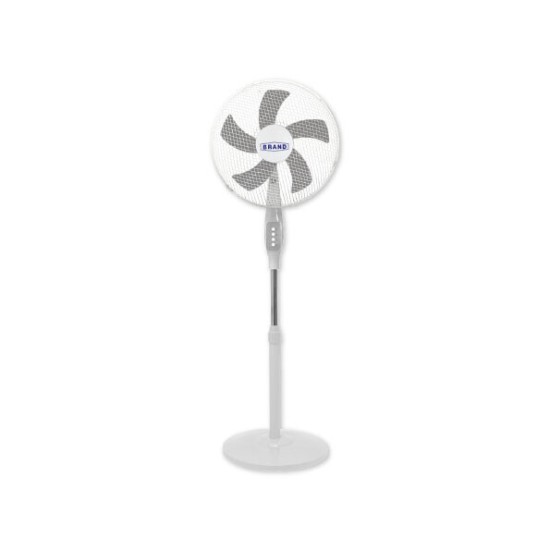 Ανεμιστήρας ορθοστάτου Φ40 λευκός / 50W - BRAND 