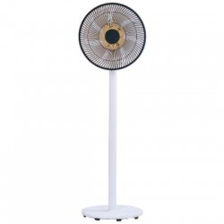 Ανεμιστήρας ορθοστάτου / Επιτραπέζιος Φ30 λευκός / 25W με τηλεχειριστήριο χρονοδιακόπτη & LED Φωτισμό - BRAND 