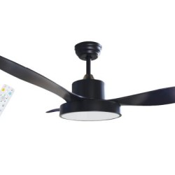 Ceilling fan luxury type 40W Biula black Φ122 / 48 - NIAROS