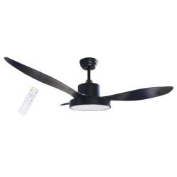 Ceilling fan luxury type 40W Biula black Φ122 / 48 - NIAROS