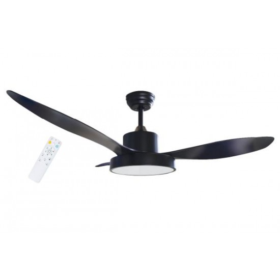 Ceilling fan luxury type 40W Biula black Φ122 / 48 - NIAROS