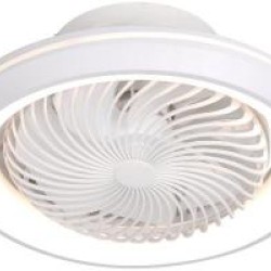Ceilling fan luxury type White  / 15W DC - BHOOR - NIAROS 