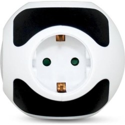 Πολύπριζο Μπάλα ποδοσφαίρου μάυρο 4θέσεων + Διακόπτη φωτιζόμενο LED - 1.4mm καλώδιο 3X1.5 - KICKO - GEYER