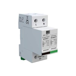 Απαγωγέας κρουστικών υπερτάσεων T1+T2  / 2 Στοιχείων 1P+N - 25kA 280/440V  <1,3KV - SC1440.2TTF - arnocanali