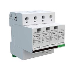 Απαγωγέας κρουστικών υπερτάσεων T1+T2  / 4 Στοιχείων 3P+N+2 - 25kA 280/440V  <1,3KV - SC1440.4TTF - arnocanali