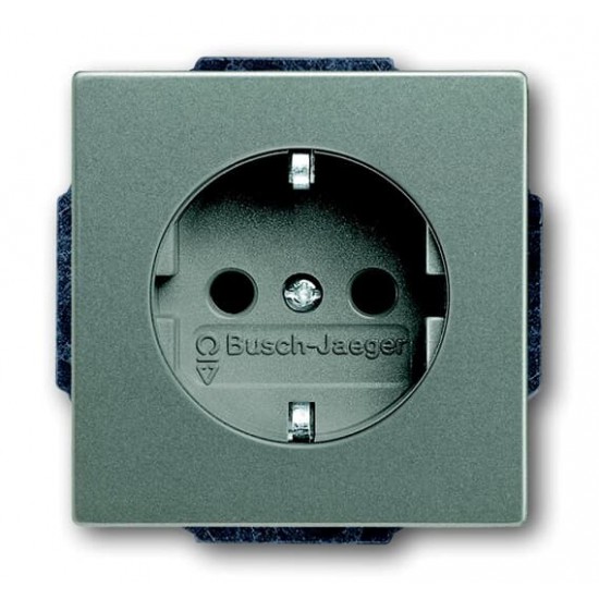 Πρίζα σούκο γραφίτης μηχανισμός/Πλακίδιο Solo/future - Busch-Jaeger