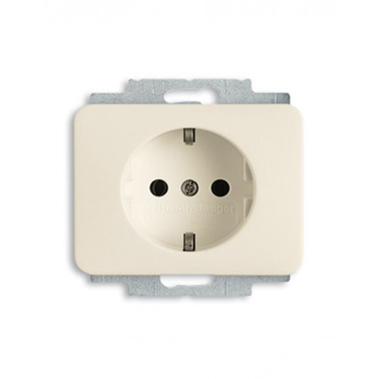 Πρίζα σούκο με προστασία - Ιβουάρ μηχανισμός/Πλακίδιο alpha nea/alpha exclusive - Busch-Jaeger