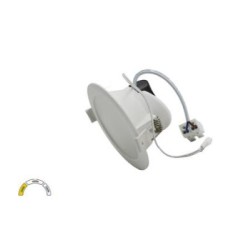 Led Down Light 10W Round Dimmable+Emergency IP44 100° CCT White - Adeleq