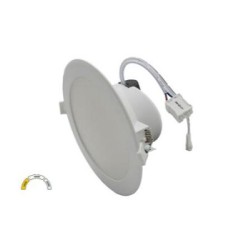 Led Down Light 18W Round Dimmable+Emergency IP44 100° CCT White - Adeleq